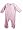Little Mish Baby - Newborn Baby Girls Footed Coverall, White, Pink (Size 3Months)