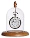 Pocket Watch Glass Display Dome with Hook, Oak Base & knob image 1