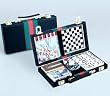 6 In 1 Travel Magnetic Game Set In Attache Case - Combo Sets
