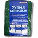 Sporting Goods : Intex Supply #K-CT0810G 8x10 10OZ Green Canv Tarp