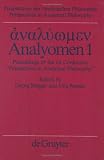 Analyomen 1: Proceedings of the 1st Conference 