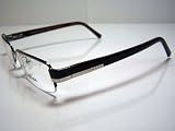 Prada - 100% Authentic Brand New Prada VPR 64H 5AV-1O1 Silver/Black Semi-Rimless Eyeglasses 51mm