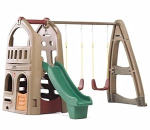 Step2  Naturally Playful Playhouse Climber & Swing Extension