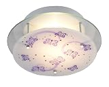 Elk 21007/2 Novelty 2-Light Butterflies Semi-Flush