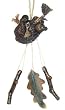 10" Kenai Brown Bear Hangin' Out Wind Chime Christmas Ornament