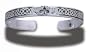 Sterling Silver Celtic Dogs Bangle