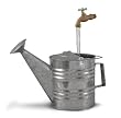 Galvanized Watering Can Fountain