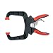 Bessey XCRU5 Deep Reach Ratcheting Spring Clamp 4_Inch capacity, 4-Inch Throat Depth