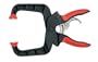 Bessey XCRU5 Deep Reach Ratcheting Spring Clamp 4_Inch capacity, 4-Inch Throat Depth