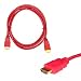 Premium v1.3 1080p 5 Foot Red HDMI Cable for HDTV/Blu Ray/DVD/PS3 [Accessory Export Brand]
