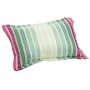 Tommy Hilfiger Stephanie Floral 12-by-18-Inch Woven Stripe Breakfast Pillow