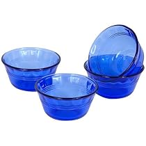Pyrex Prepware 4-Piece Dessert Dish Set, Cobalt