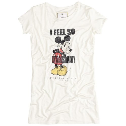 PHILIPP PLEIN >> Longshirt 164 creme
