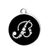 Fleur De Lis Monogram Necklace - B Fleur De Lis Monogram Necklace - B