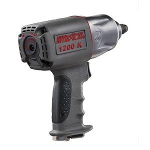 NitroCat 1200-K 1/2-Inch Kevlar Composite Air Impact Wrench With Twin Clutch Mechanism