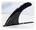 Dorsal Signature Series Longboard SUP Surfboard Surf Fins - Black