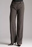 Jessica London Plus Size Tweed Straight-Leg Trouser