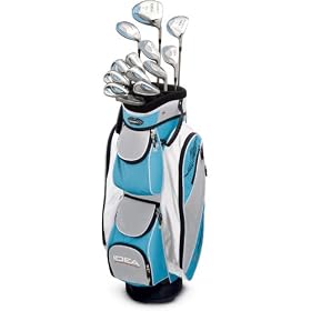 Adams Golf A3OS 13-Piece Ladies Intergrated Set (1, 3, & 5 wood,3-8 Hybrids, 9 Iron, Pw) - Rain