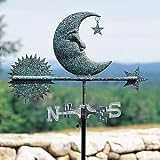 Moon/Stars Weathervane, Roof Mount