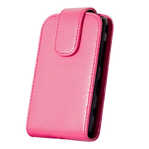 Brand New Pink Leather Flip Case Cover for the HTC DESIRE