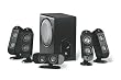 Logitech X-530 PC Multimedia Home Theatre Speaker System - 70 Watt (Total) (5.1)