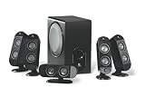 Logitech X-530 PC Multimedia Home Theatre Speaker System - 70 Watt (Total) (5.1)
