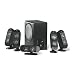 Logitech X-530 PC Multimedia Home Theatre Speaker System - 70 Watt (Total) (5.1)