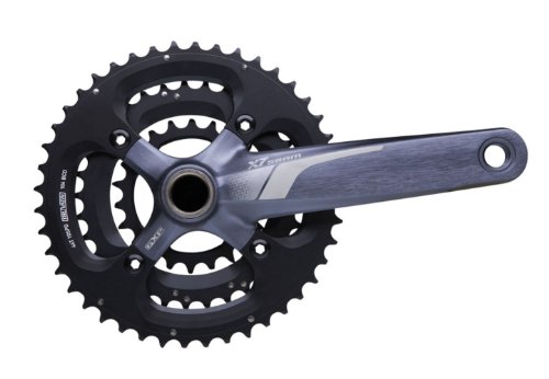 Truvativ X.7 GXP 3.3 9-Speed 175 443222 Crankset with Bottom Bracket (Grey)