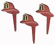 Fireman Hat Cupcake Picks - 12ct