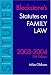 Statutes on Family Law