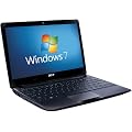 Acer Aspire One 722 11.6 inch Netbook - Black (AMD Dual-Core C-60 1GHz, RAM 2GB, HDD 320GB, LAN, WLAN, Webcam, Windows 7 Home Premium 64 Bit)