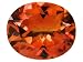 MIN 5.00CT 12X10MM OVAL LAB CREATED PADPARADSHAH SAPPHIRE