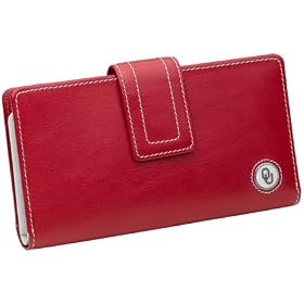 Fossil Women's Leather NCAA Wallet - Oklahoma - Ladies Wallet (Color: Red)