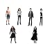 Twilight Barbie Collector 6 Doll Set Bella Edward Jacob Alice Victoria Jane