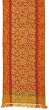 Durable Hand Woven Floral Jacquard 100% Cotton Table Runners 12x72 Inches Set of Two