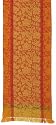 Durable Hand Woven Floral Jacquard 100% Cotton Table Runners 12x72 Inches Set of Two