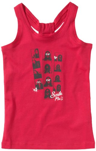 TOM TAILOR M&auml;dchen T-Shirt 10228780040/photoprint tanktop, Gr. 164, Pink (5327) Preisvergleich