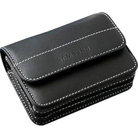 Samsung Leather Case for The Digital Cameras PL120, ST700, ST65, PL210, DV300F, MV800, ST65, SH100, TL205, NV3, L73, & More, Slim Style, With Magnatic Closure