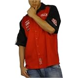 Chase Authentics Nascar Mens Navy Blue / Beige #88 Dale Earnhardt Jr. Pit Crew Shirt