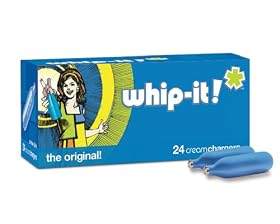 Whip-It! Brand:  The Original Whipped Cream Chargers, 24-Pack