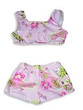 Anita G - Toddler Girls 2-Piece Swimsuit, Pink, Lime