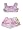 Anita G - Girls 2-Piece Swimsuit, Pink, Lime (Size 4)