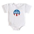 Tiny Democrat Snapsuit - White