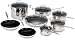 Kitchen & Housewares : Cuisinart 77-14NSZA Chef's Classic Non-Stick Stainless 14 Piece Set