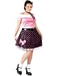 Plus Size Costumes 50s Plus Costume Poodle Skirt Soc Hop Costume