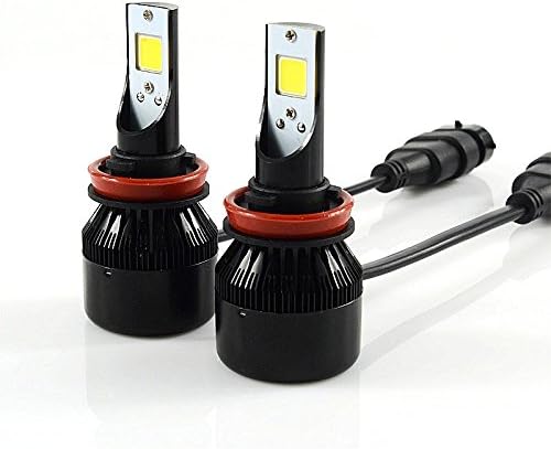 LED Fog Light Conversion Kit (from Halogen) New Technology All-in-One 25W 2800LM x2 - All Bulb Sizes by Frayagresa (H11(H8)(H9), White Light)