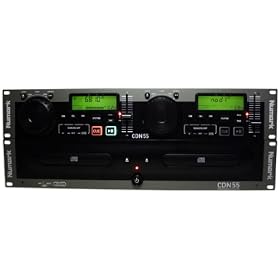 Brand New Numark Cdn55 Dual Dj Rack-mount Cd Player