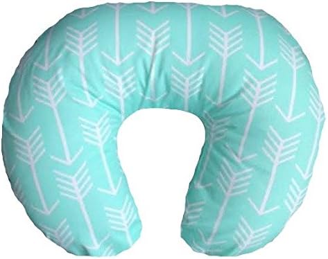 Mint Arrows Nursing Pillow Cover