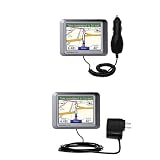 Essential Kit for the Garmin Nuvi 260 - includes Car and Wall Charger with Rapid Charge Technology - Gomadic Brand w/ TipExchange Technology