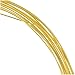 18 Ga Half Round Copper Craft Wire Gold Color 42835